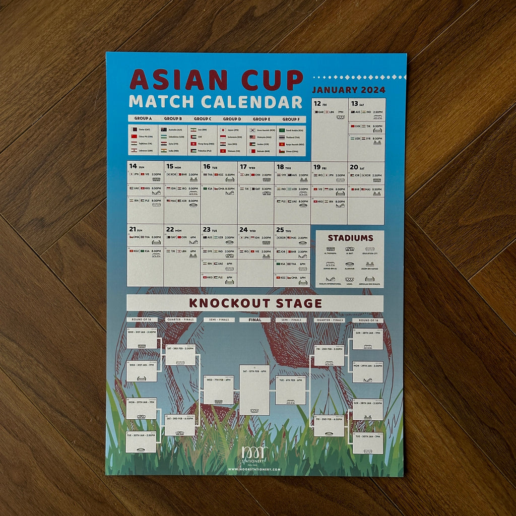 Asian Cup Calendar