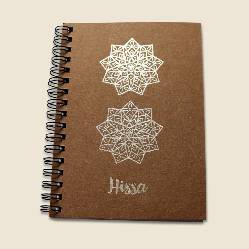 Silver A6 Notebook - Hissa