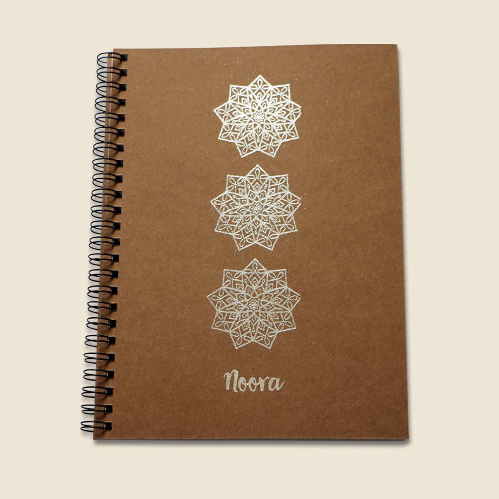 Silver A5 Notebook - Noora