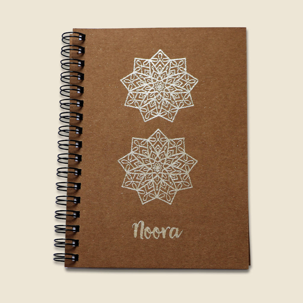 Silver A6 Notebook - Noora