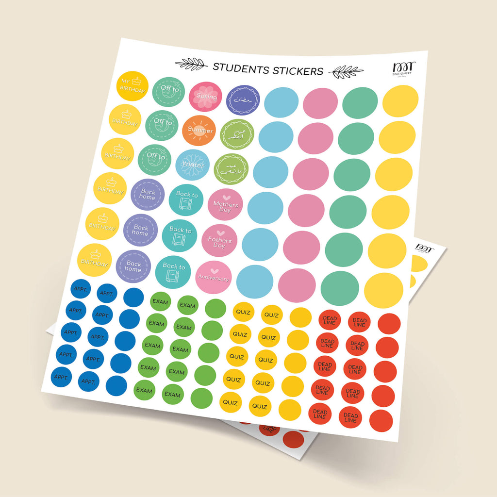 Student Stickers – Noor Stationery